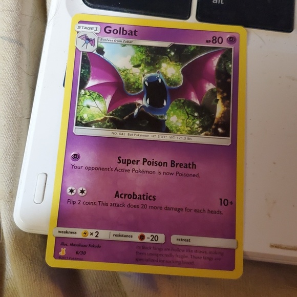 Other | Golbat 6 Pokemon Card | Poshmark